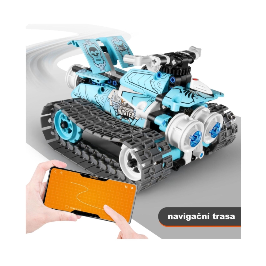 iM.Master - programmerbar byggsats: 3-i-1-robot, 398 delar + fjärrkontroll
