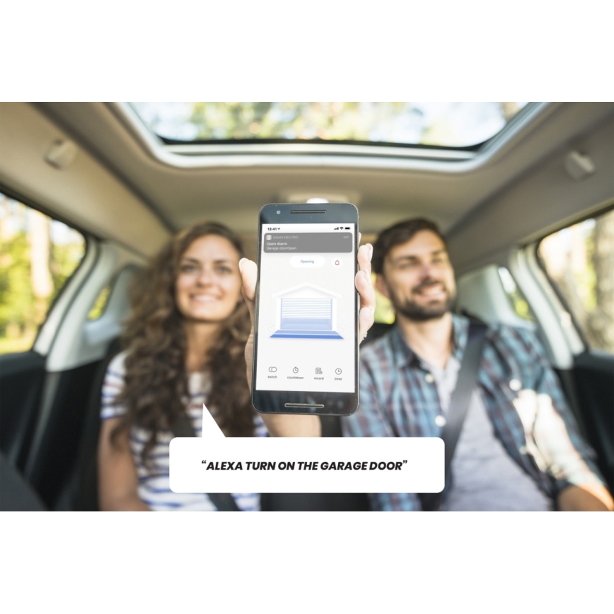 Immax 07706L - Styrning av garageportar och automatiska grindar NEO LITE Smart DC5V Wi-Fi Tuya