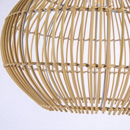 Ljuskrona med textilsladd PELO 1xE27/40W/230V diameter 40 cm rotting