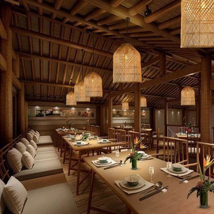 Ljuskrona med textilsladd PELO 1xE27/40W/230V diameter 35 cm rotting