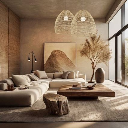 Takpendel med sladd BOHO DELICADO 1xE27/40W/230V Ø 38 cm