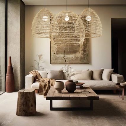 Takpendel med sladd BOHO DELICADO 1xE27/40W/230V Ø 38 cm