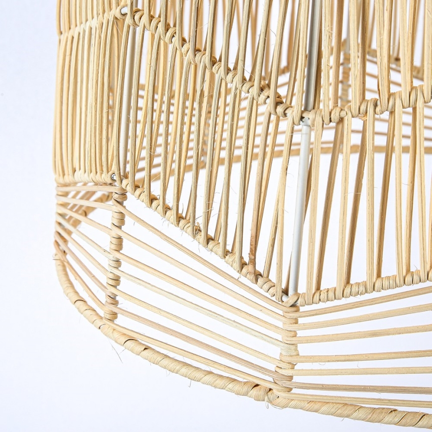 Ljuskrona med textilsladd PELO 1xE27/40W/230V diameter 40 cm rotting