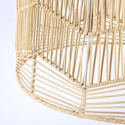 Ljuskrona med textilsladd PELO 1xE27/40W/230V diameter 50 cm rotting