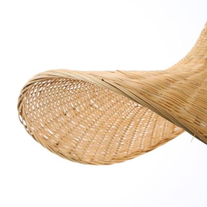 Immax 08289L - Ljuskrona med textilsladd SOMBRERO 1xE27/40W/230V diameter 70 cm rotting