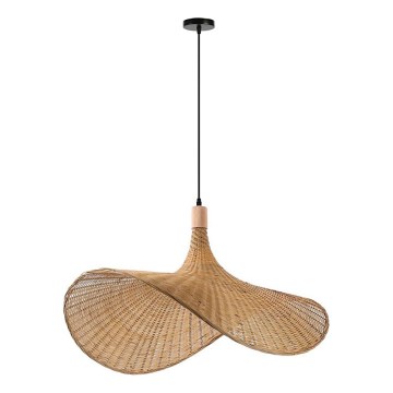 Immax 08290L - Ljuskrona med textilsladd SOMBRERO 1xE27/40W/230V diameter 80 cm rotting