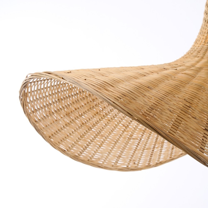 Immax 08290L - Ljuskrona med textilsladd SOMBRERO 1xE27/40W/230V diameter 80 cm rotting