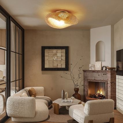 Taklampa BOHO HILO 1xE27/40W/230V Ø 60 cm