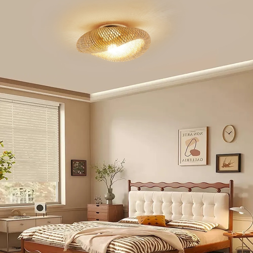 Taklampa BOHO HILO 1xE27/40W/230V Ø 60 cm