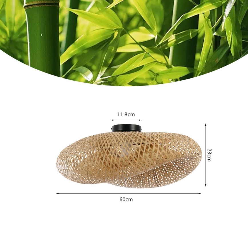 Taklampa BOHO HILO 1xE27/40W/230V Ø 60 cm