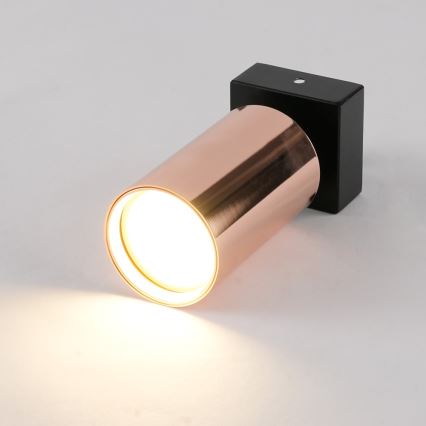 Spotlampa PUNTO 1xGU10/9W/230V roséguld