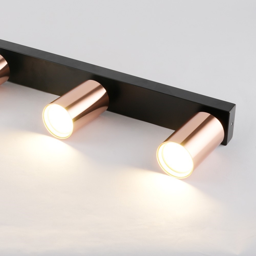 Spotlightsarmatur PUNTO 4xGU10/9W/230V roséguld