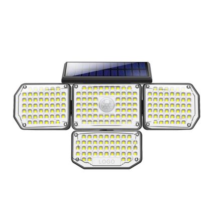 LED solcell väggbelysning med sensor LED/5W/5,5V IP65 2400 mAh