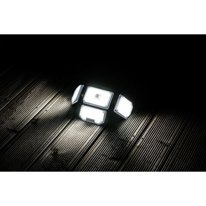 LED solcell väggbelysning med sensor LED/5W/5,5V IP65 2400 mAh