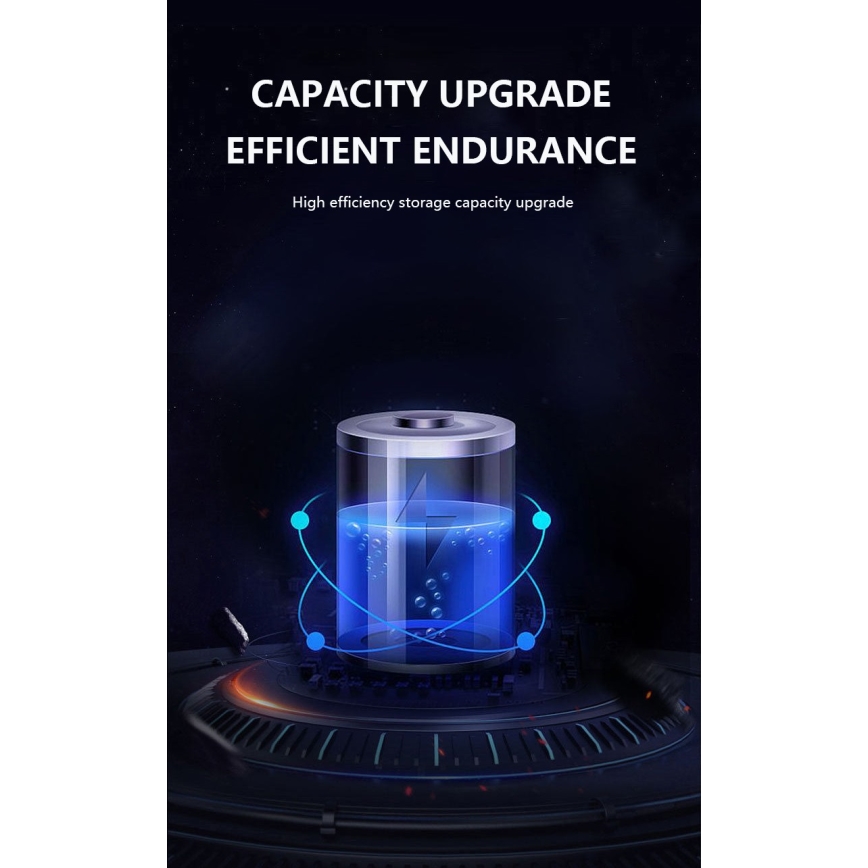 LED solcell väggbelysning med sensor LED/2,6W/5,5V IP65 1800 mAh svart