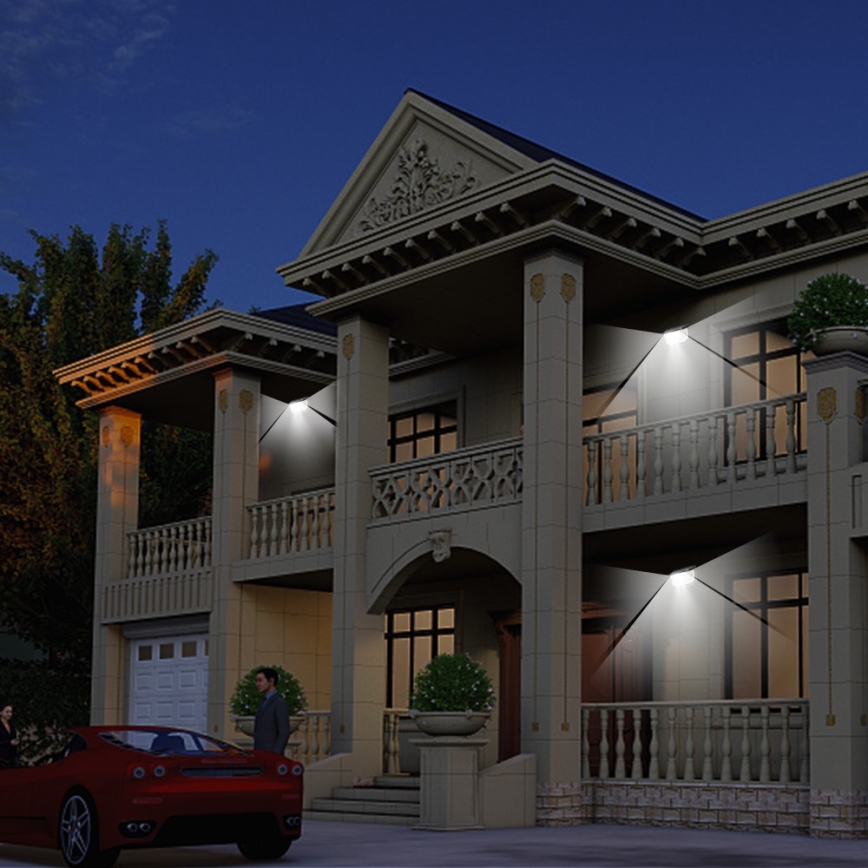 LED solcell väggbelysning med sensor LED/4W/5,5V IP65 1200 mAh