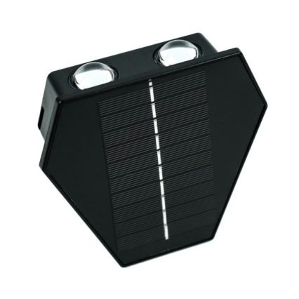 LED solcellsvägglampa med sensor LED/2W/5V IP54 1300 mAh