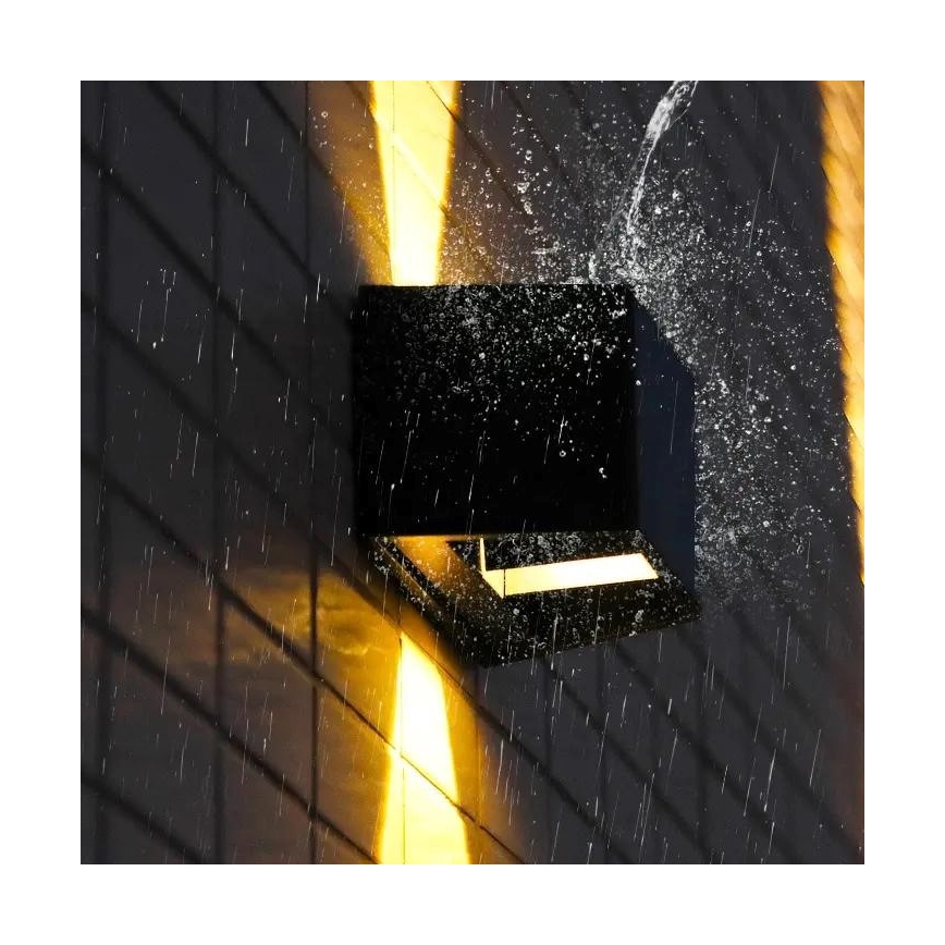 LED solcellsvägglampa med sensor LED/2W/5V IP54 1300 mAh