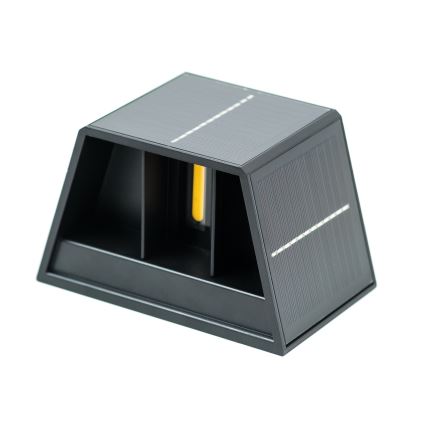 LED solcellsvägglampa med sensor LED/2W/5V IP54 1300 mAh