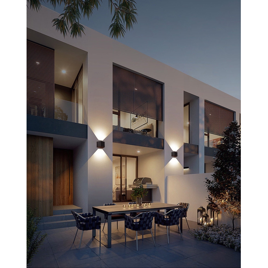 LED solcellsvägglampa med sensor LED/2W/5V IP54 1300 mAh