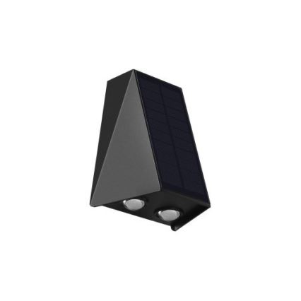 LED solcellsvägglampa med sensor LED/2W/5V IP54 1300 mAh