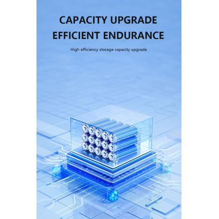 LED solcellsvägglampa med sensor LED/2W/5V IP54 1300 mAh