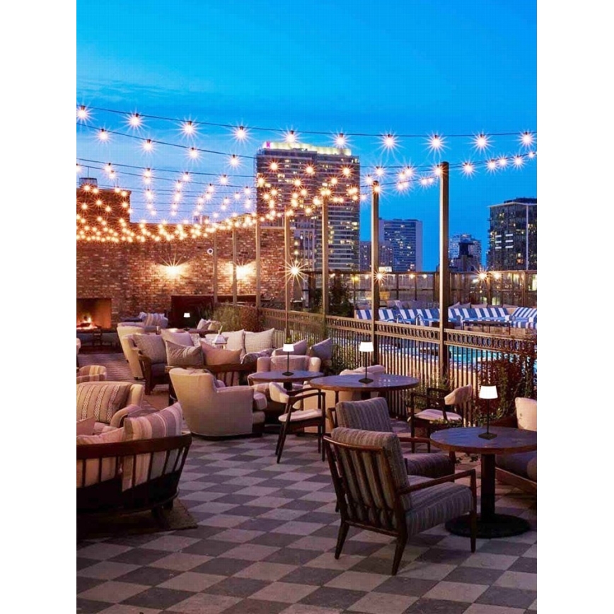 LED dimbar utomhus solarlampa med sensor LED/4W/5V IP44 3600 mAh