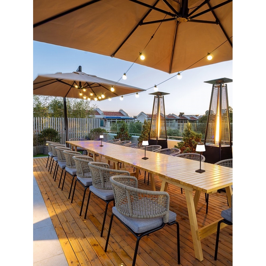 LED dimbar utomhus solarlampa med sensor LED/4W/5V IP44 3600 mAh