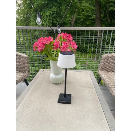 LED dimbar utomhus solarlampa med sensor LED/4W/5V IP44 3600 mAh