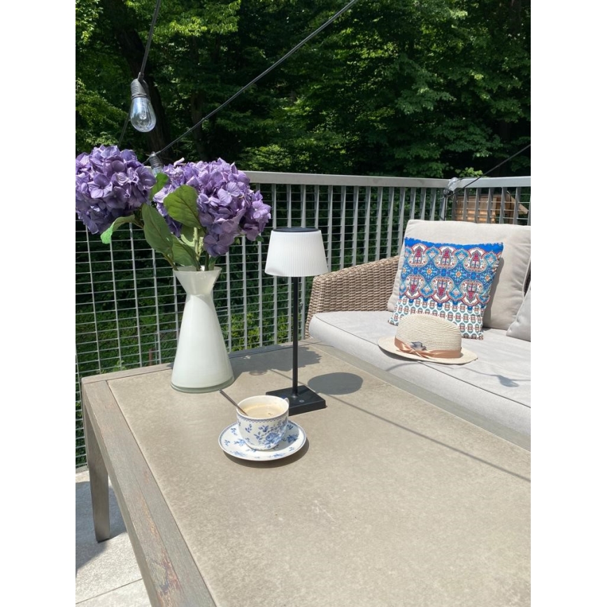 LED dimbar utomhus solarlampa med sensor LED/4W/5V IP44 3600 mAh