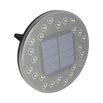 SET OM 4x LED Utomhusbelysning med solcell och sensor LED/0,048W/2V IP68 600 mAh