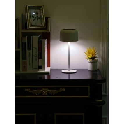 LED Dimbara utomhus solarlampa LED/4W/5V 3600mAh IP44