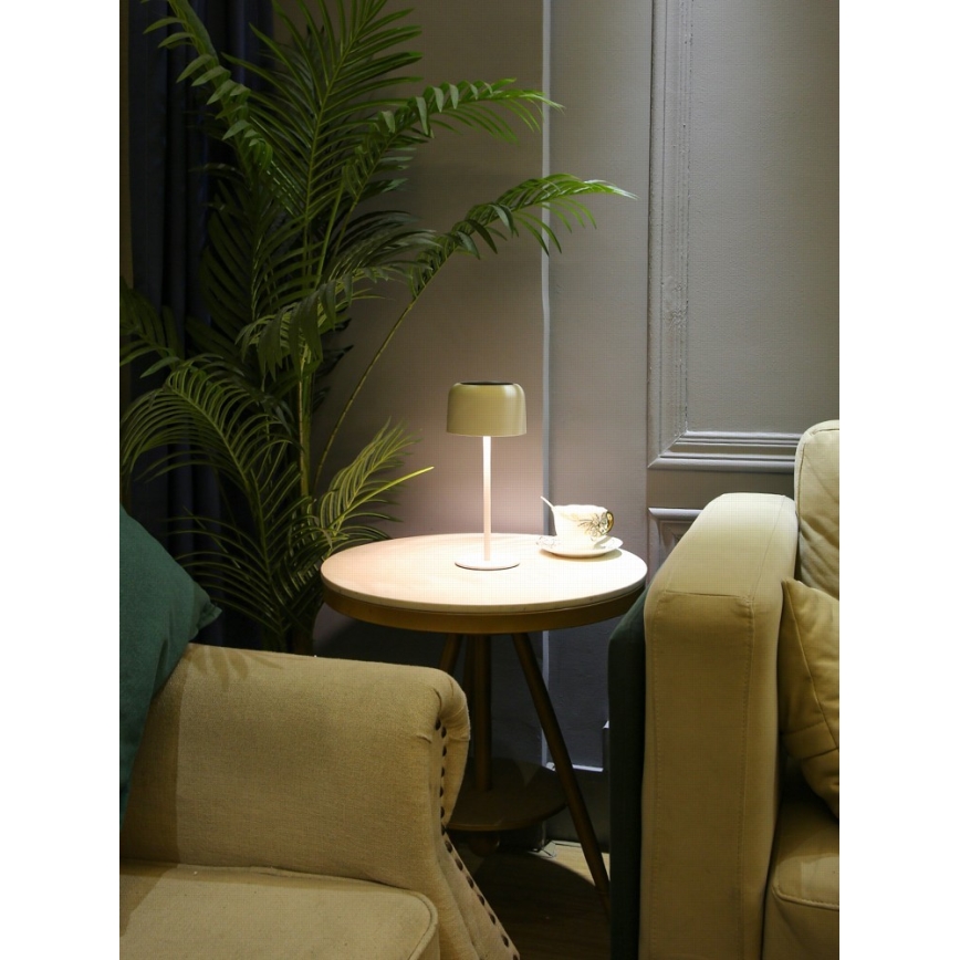 LED Dimbara utomhus solarlampa LED/4W/5V 3600mAh IP44