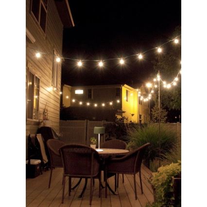 LED Dimbara utomhus solarlampa LED/4W/5V 3600mAh IP44