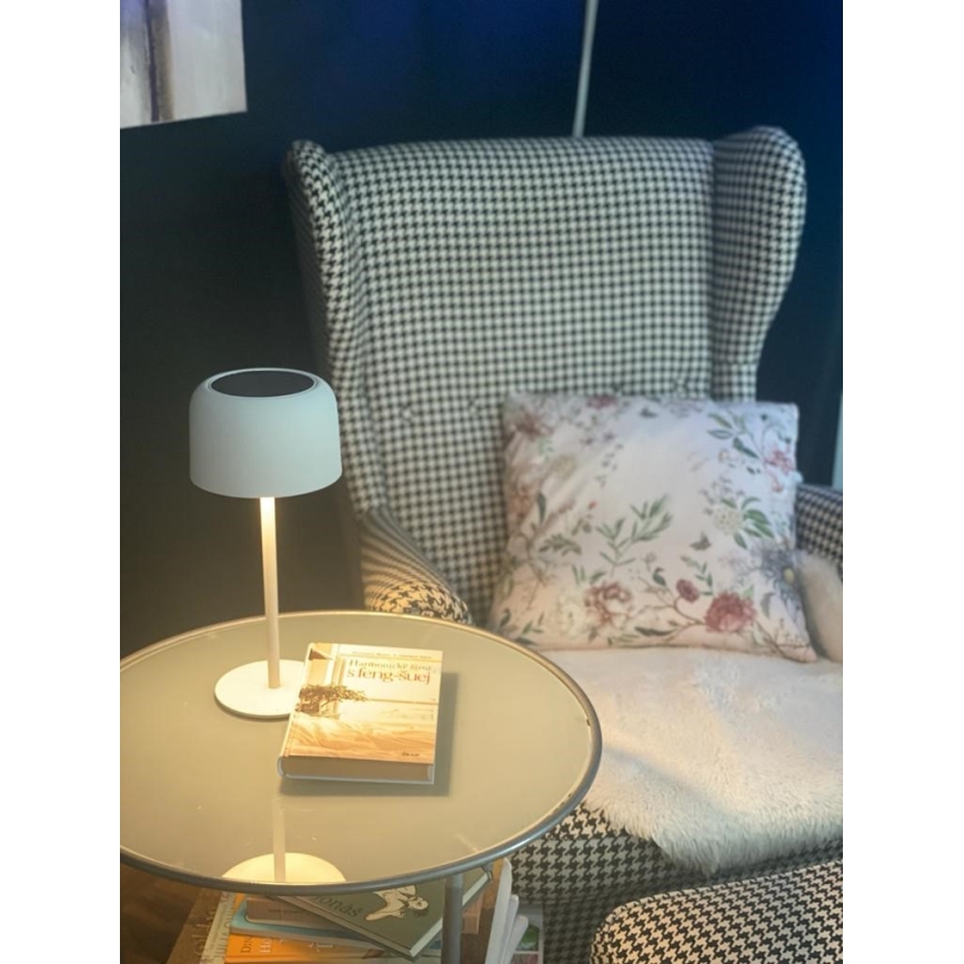 LED Dimbara utomhus solarlampa LED/4W/5V 3600mAh IP44