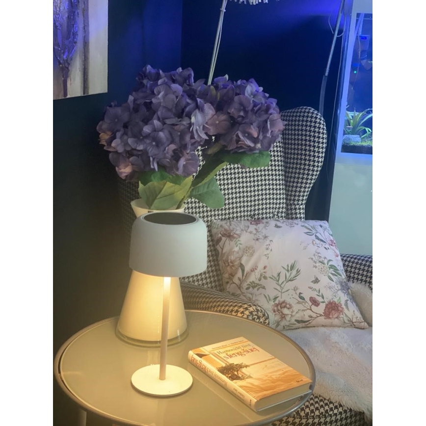 LED Dimbara utomhus solarlampa LED/4W/5V 3600mAh IP44