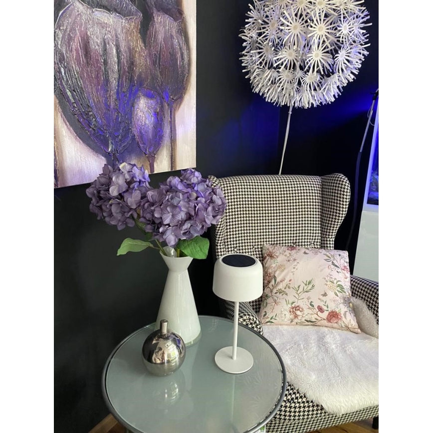 LED Dimbara utomhus solarlampa LED/4W/5V 3600mAh IP44