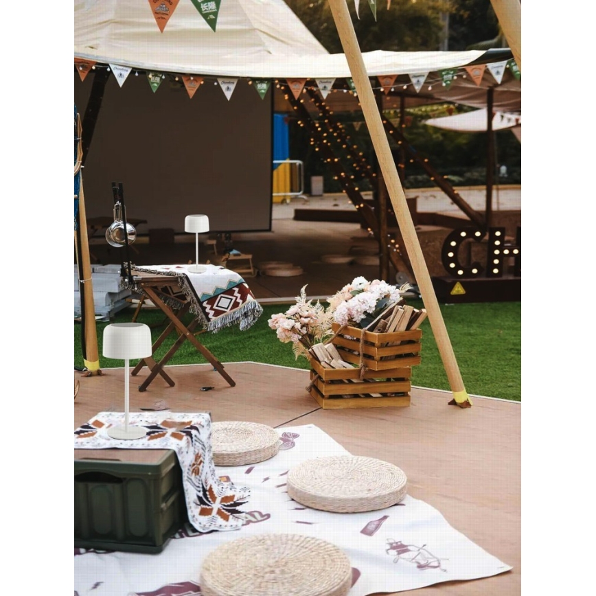 LED Dimbara utomhus solarlampa LED/4W/5V 3600mAh IP44