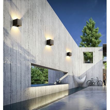 Immax 08510L - LED utomhusvägglampa DICE LED/6W/230V 3000K IP65