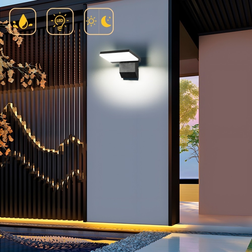 LED utomhusvägglampa MODERN LED/18W/230V IP65