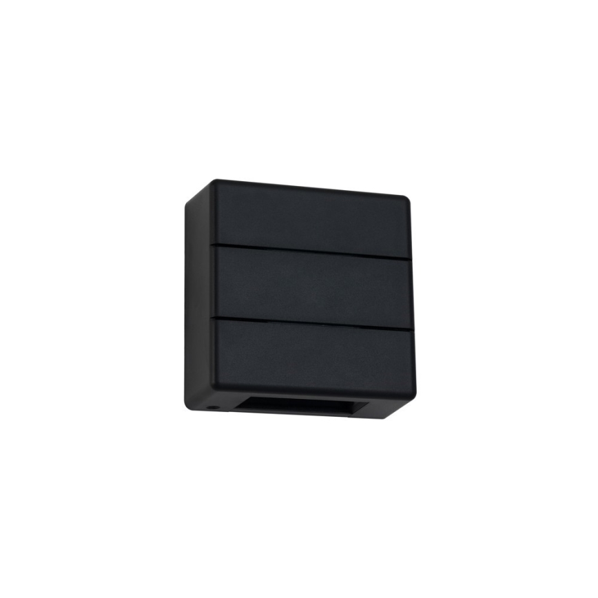 LUXLINE LED utomhusväggarmatur 6W/230V 3000K IP54 svart