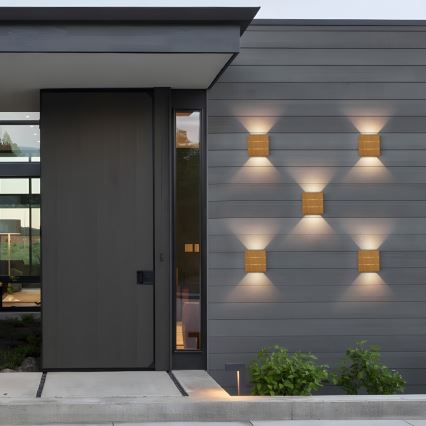 LUXLINE LED utomhusväggarmatur 6W/230V 3000K IP54, ek