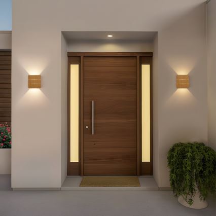 LUXLINE LED utomhusväggarmatur 6W/230V 3000K IP54, ek