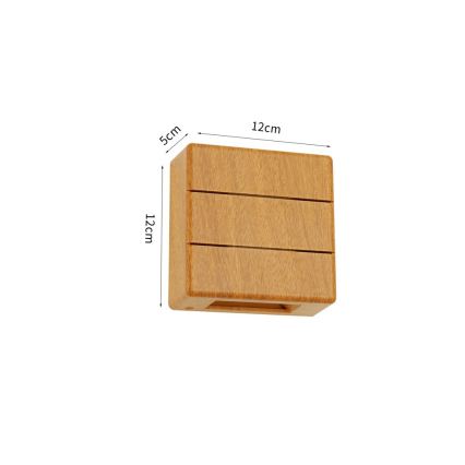 LUXLINE LED utomhusväggarmatur 6W/230V 3000K IP54, ek