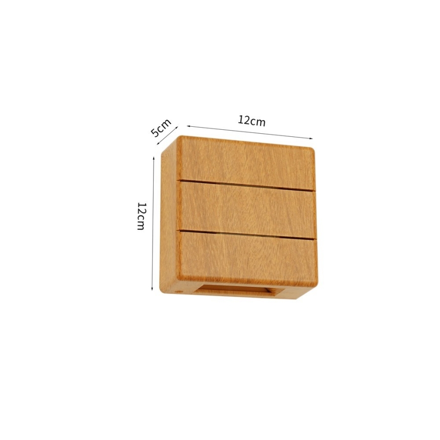 LUXLINE LED utomhusväggarmatur 6W/230V 3000K IP54, ek