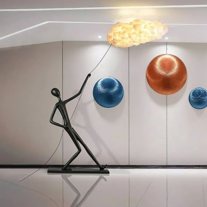 Golvlampa SILUETTE 6xE27/40W/230V 180 cm Dream Reach