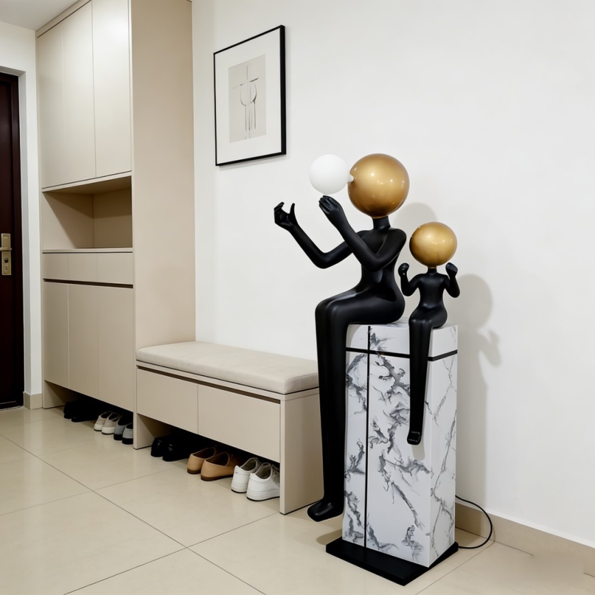 Golvlampa SILUETTE 1xE27/40W/230V 160 cm Aura