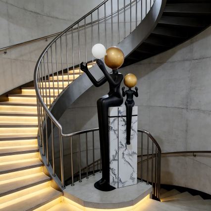 Golvlampa SILUETTE 1xE27/40W/230V 160 cm Aura