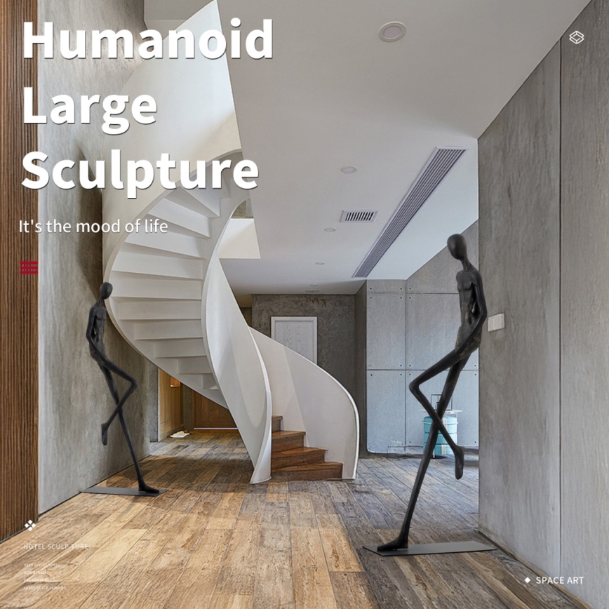 Dekorativ skulptur SILUETTE 190 cm Human Relax