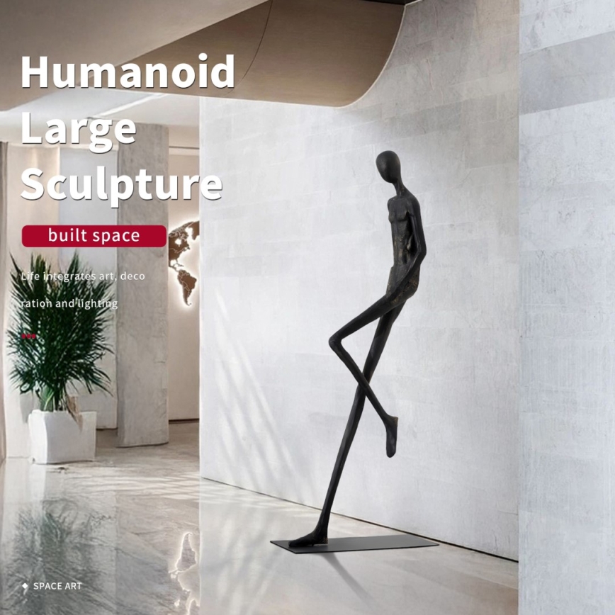 Dekorativ skulptur SILUETTE 190 cm Human Relax